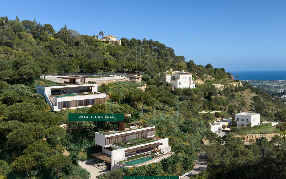 Villa Contemporánea Llave en Mano con Vistas al Mar y a la Montaña en El Madroñal