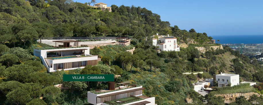 Turnkey Contemporary Villa with Sea and Mountain Views in El Madroñal