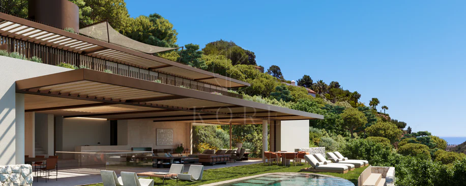 Turnkey Contemporary Villa with Sea and Mountain Views in El Madroñal