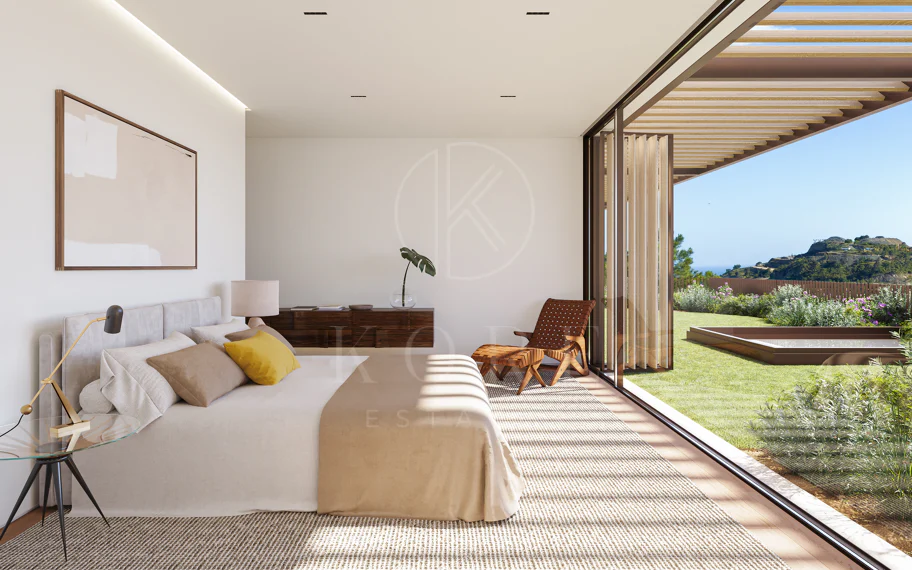 Villa Contemporánea Llave en Mano con Vistas al Mar y a la Montaña en El Madroñal