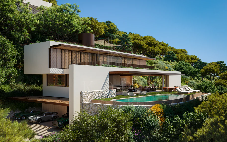 Villa Contemporánea Llave en Mano con Vistas al Mar y a la Montaña en El Madroñal