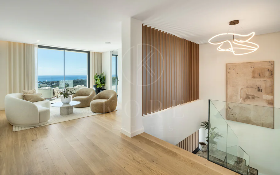 Villa contemporánea llave en mano con vistas al mar en Marbella Este