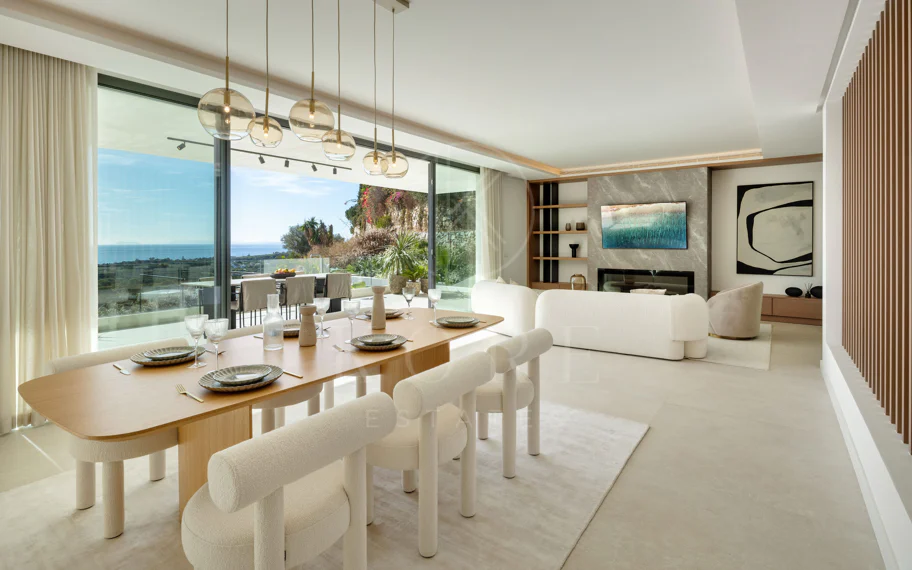 Villa contemporánea llave en mano con vistas al mar en Marbella Este