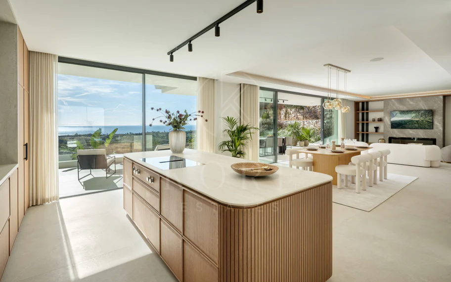 Villa contemporánea llave en mano con vistas al mar en Marbella Este