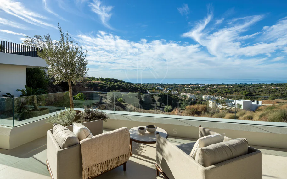 Villa contemporánea llave en mano con vistas al mar en Marbella Este