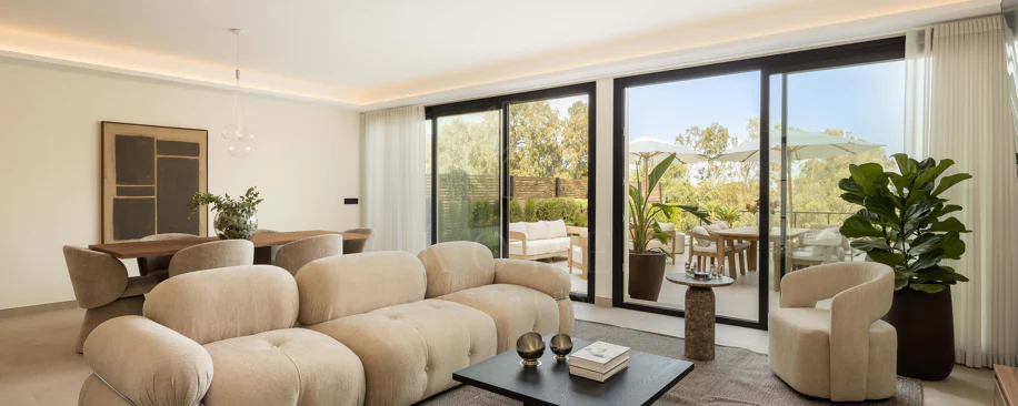 Luxury Ground Floor Apartment in Les Belvederes, Nueva Andalucía