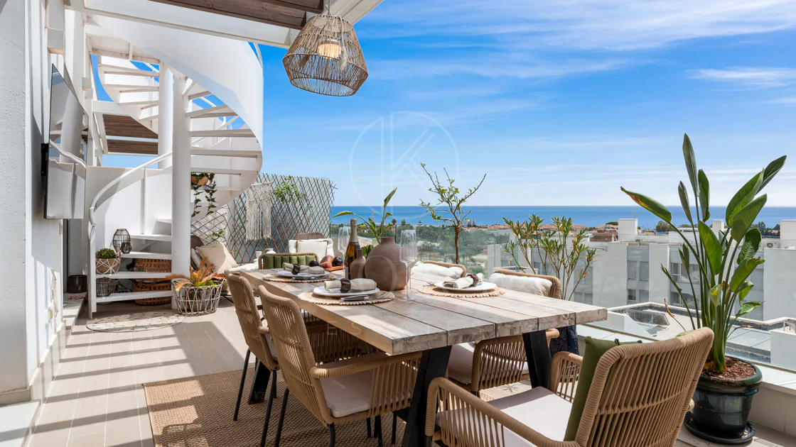 Penthouse modern cu 2 dormitoare în Le Mirage, New Golden Mile