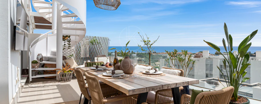 Penthouse modern cu 2 dormitoare în Le Mirage, New Golden Mile