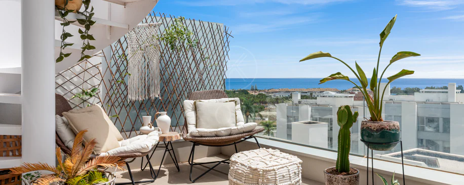 Penthouse modern cu 2 dormitoare în Le Mirage, New Golden Mile