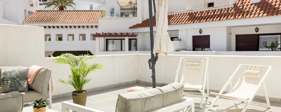 Stunning duplex penthouse in the heart of Nueva Andalucía