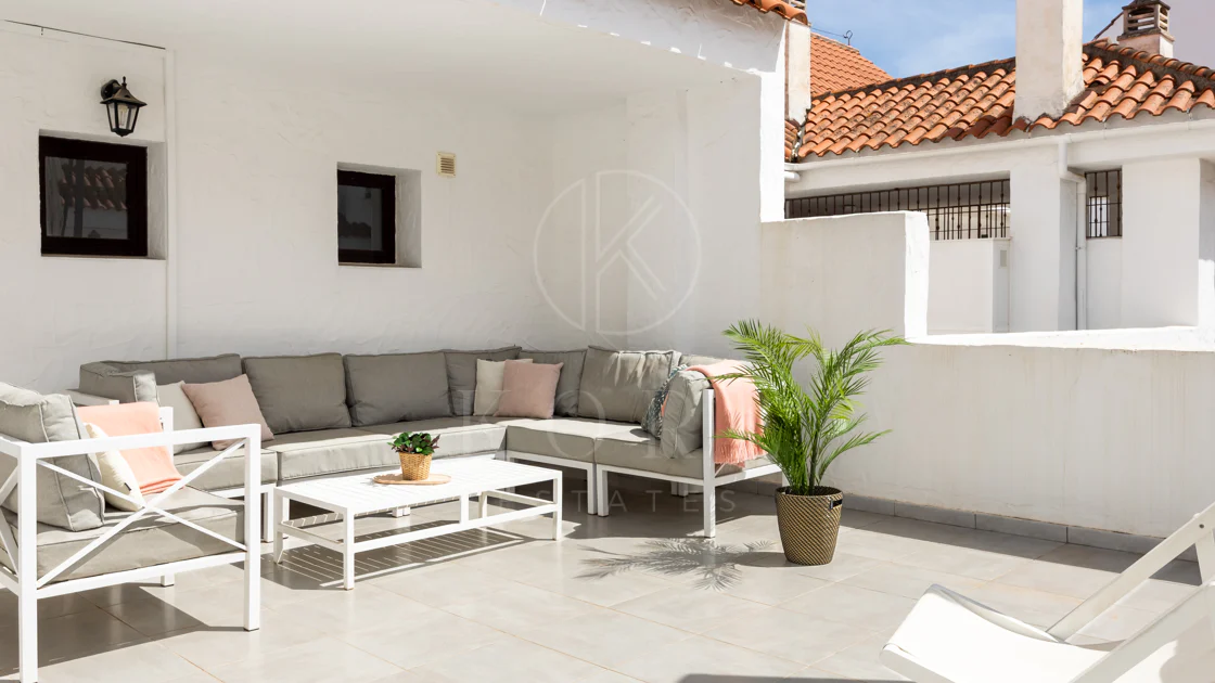 Stunning duplex penthouse in the heart of Nueva Andalucía