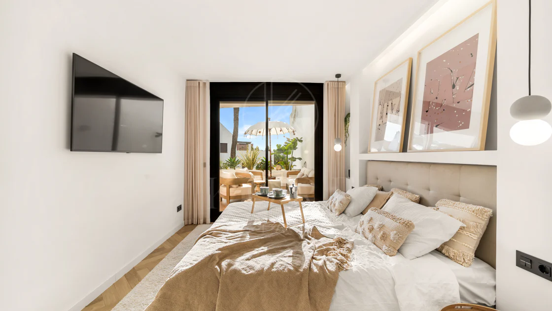 Fully renovated three-bedroom apartment in Nueva Andalucia