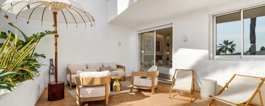 Fully renovated three-bedroom apartment in Nueva Andalucia