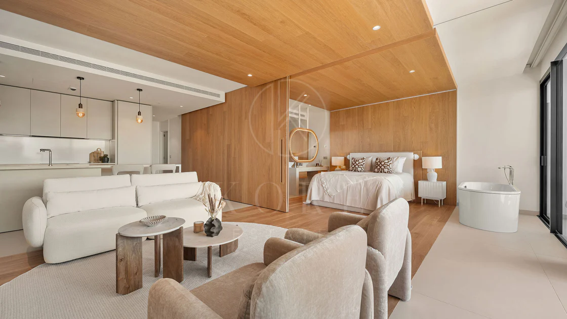 Experiencia refinada vida costera en este nuevo apartamento de lujo ubicado dentro del prestigioso Higuerón Resort.