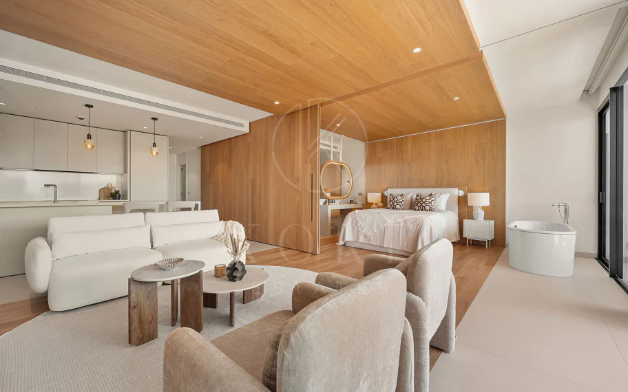 Experiencia refinada vida costera en este nuevo apartamento de lujo ubicado dentro del prestigioso Higuerón Resort.