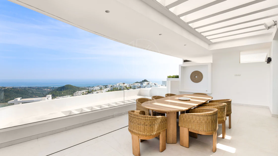 Apartament contemporan în Granados, Palo Alto, cu vedere panoramică la mare și munte