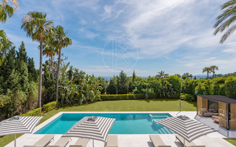 Villa de lujo refinada con instalaciones privadas de bienestar en Sierra Blanca