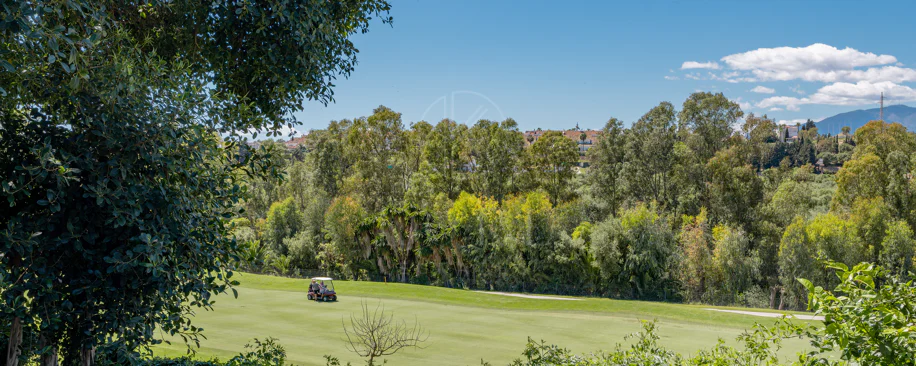 Teren de golf în prima linie cu proiect aprobat și autorizație de construire în Guadalmina Alta
