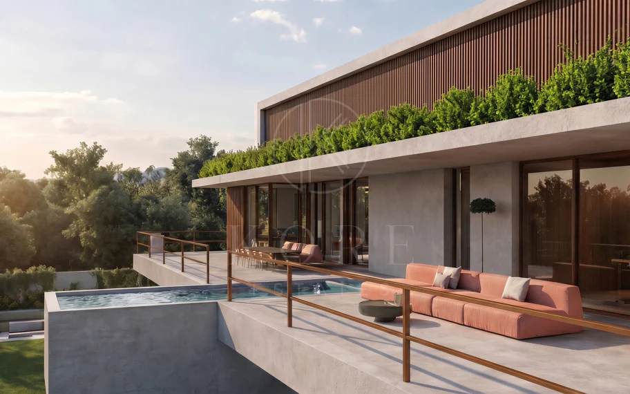 Teren de golf în prima linie cu proiect aprobat și autorizație de construire în Guadalmina Alta