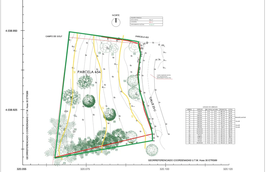 Teren de golf în prima linie cu proiect aprobat și autorizație de construire în Guadalmina Alta