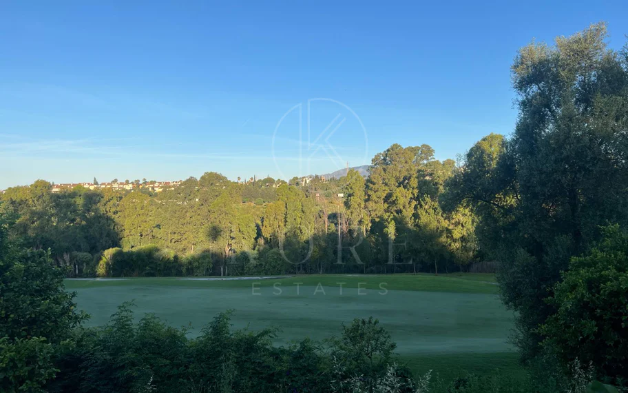 Teren de golf în prima linie cu proiect aprobat și autorizație de construire în Guadalmina Alta