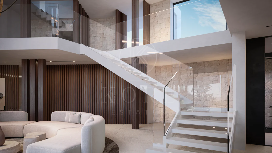 Refined Contemporary Villa with Panoramic Views in Cascada de Camoján