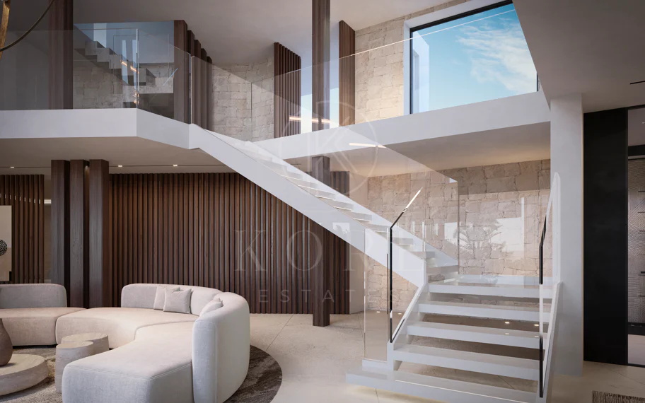 Villa contemporánea refinada con vistas panorámicas en Cascada de Camoján