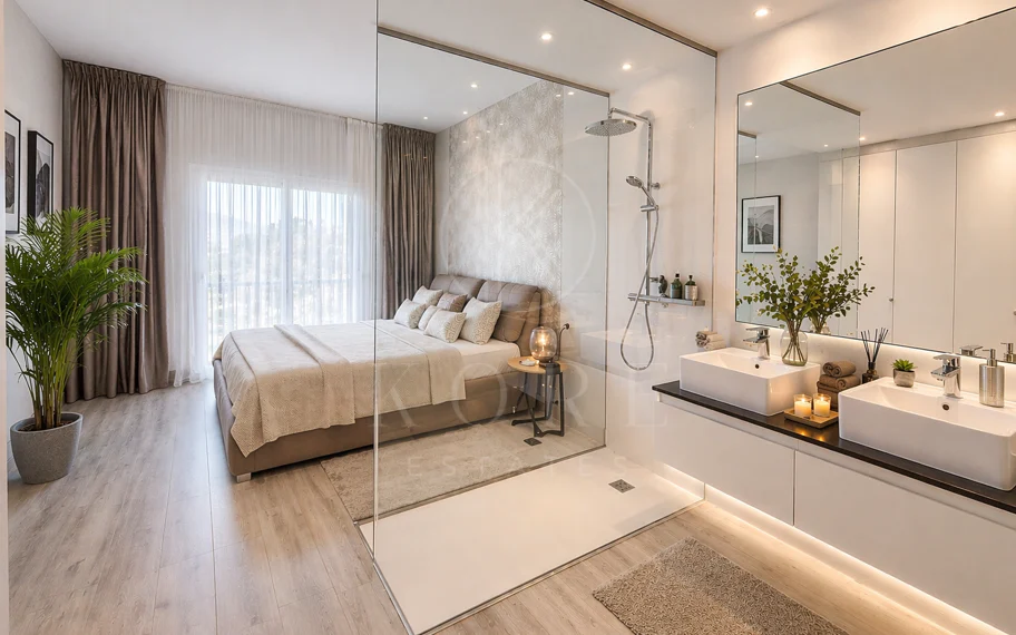 Contemporáneo Mediterráneo Viviendo en una comunidad exclusiva Resort-Style
