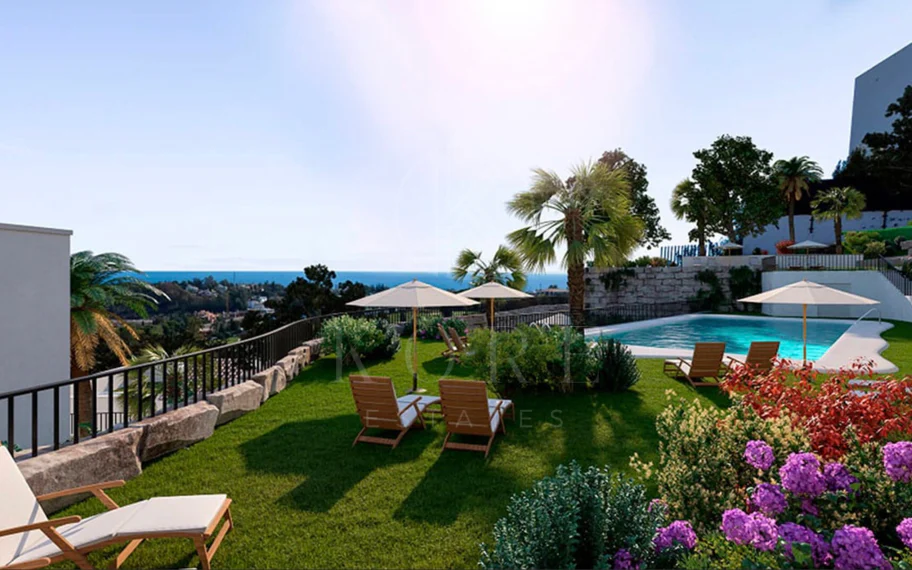 Contemporáneo Mediterráneo Viviendo en una comunidad exclusiva Resort-Style