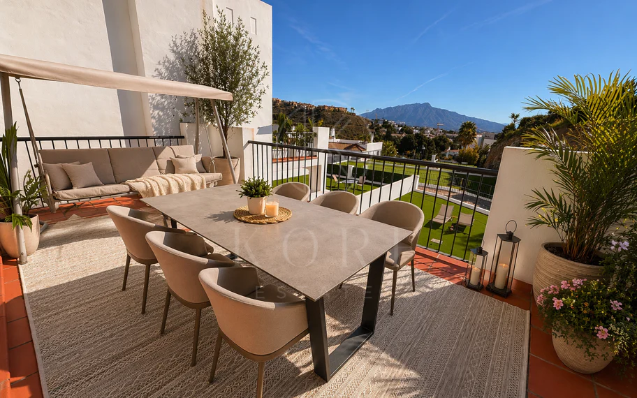 Contemporáneo Mediterráneo Viviendo en una comunidad exclusiva Resort-Style