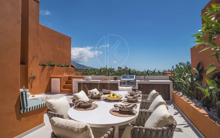 Atico Duplex en venta en Alminar de Marbella, Nueva Andalucia