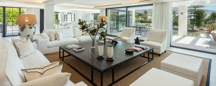 Luxury Frontline Golf Villa with La Concha Views in Las Brisas