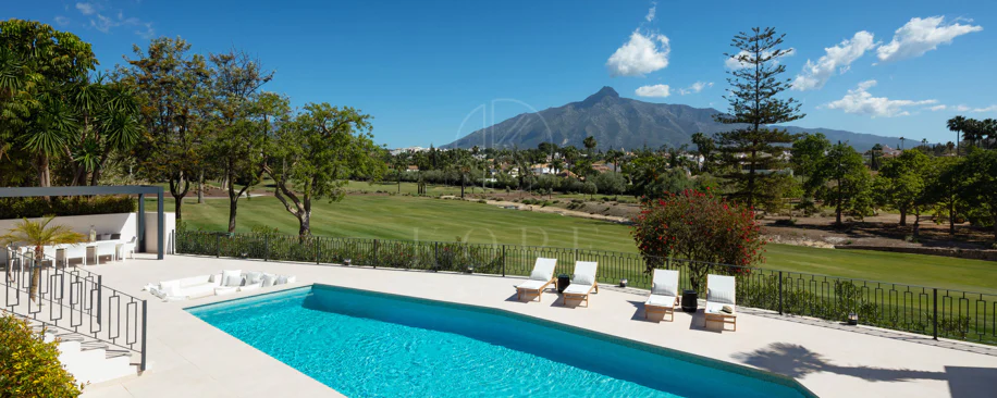 Luxury Frontline Golf Villa with La Concha Views in Las Brisas