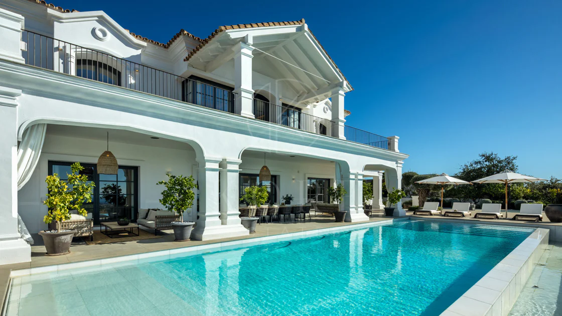 Luxury Mansion with Panoramic Sea, Gibraltar and Africa Views