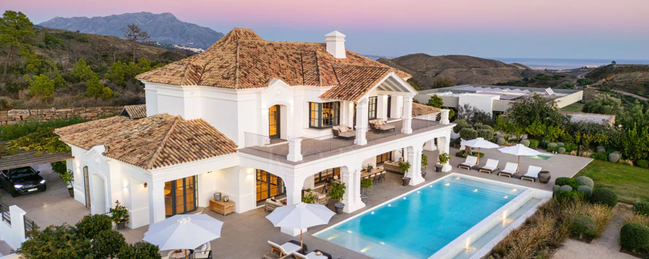Luxury Mansion with Panoramic Sea, Gibraltar and Africa Views