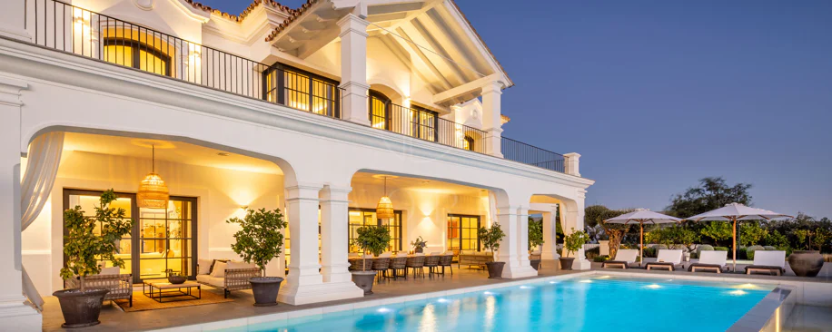Luxury Mansion with Panoramic Sea, Gibraltar and Africa Views