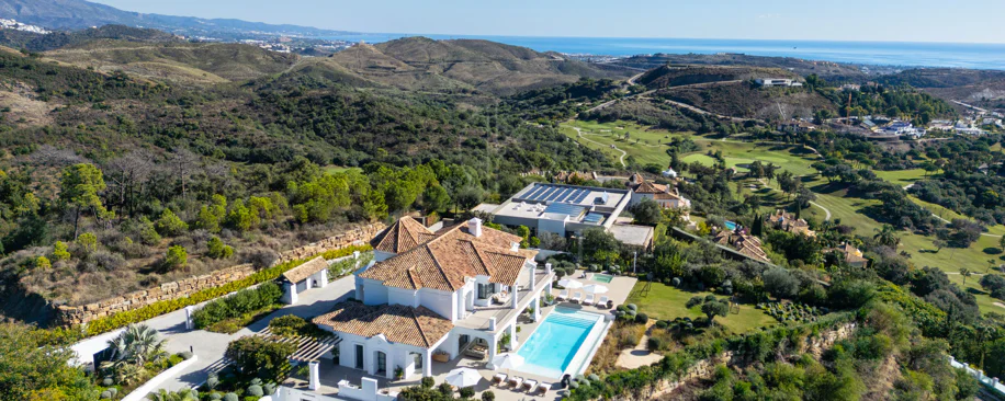 Luxury Mansion with Panoramic Sea, Gibraltar and Africa Views