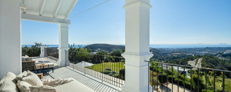 Luxury Mansion with Panoramic Sea, Gibraltar and Africa Views