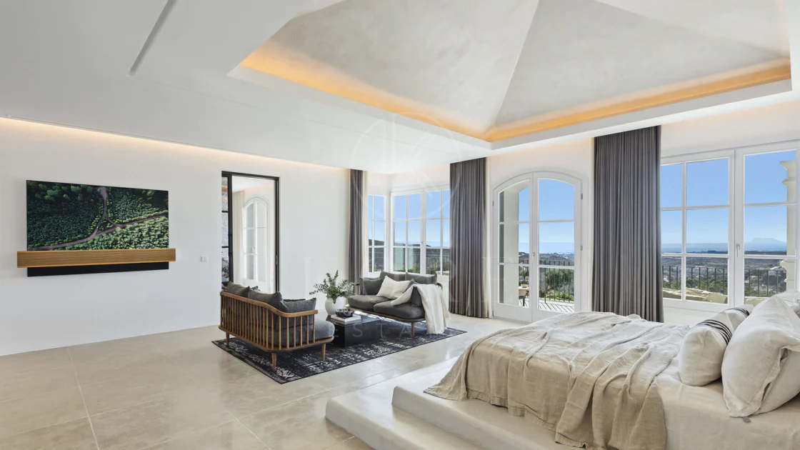 Luxury Mansion with Panoramic Sea, Gibraltar and Africa Views