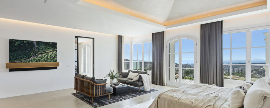 Luxury Mansion with Panoramic Sea, Gibraltar and Africa Views