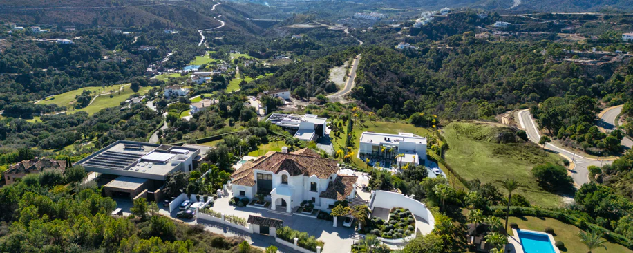 Luxury Mansion with Panoramic Sea, Gibraltar and Africa Views