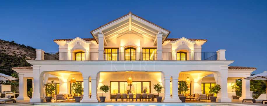 Luxury Mansion with Panoramic Sea, Gibraltar and Africa Views