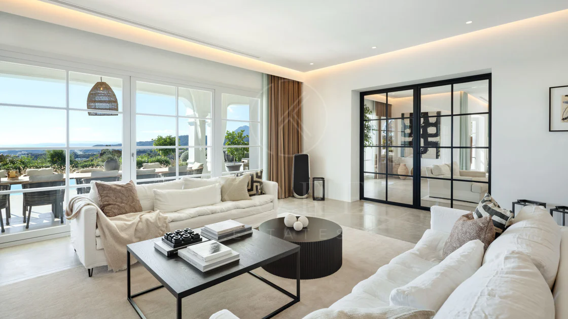 Luxury Mansion with Panoramic Sea, Gibraltar and Africa Views