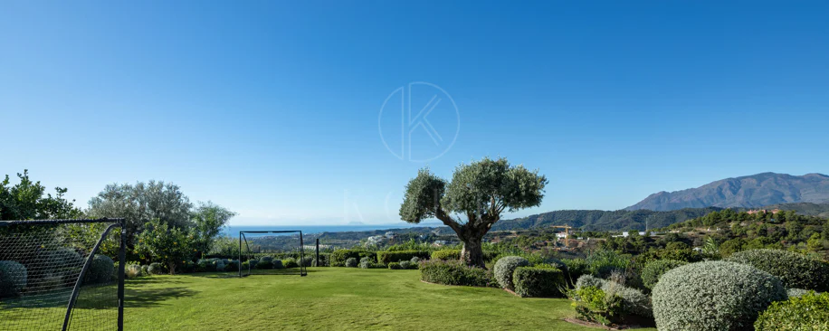Luxury Mansion with Panoramic Sea, Gibraltar and Africa Views