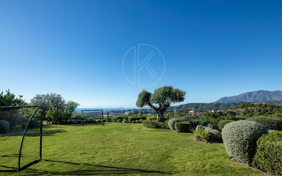 Mansión de lujo con vistas panorámicas al mar, Gibraltar y África