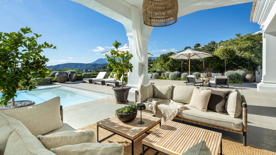 Luxury Mansion with Panoramic Sea, Gibraltar and Africa Views