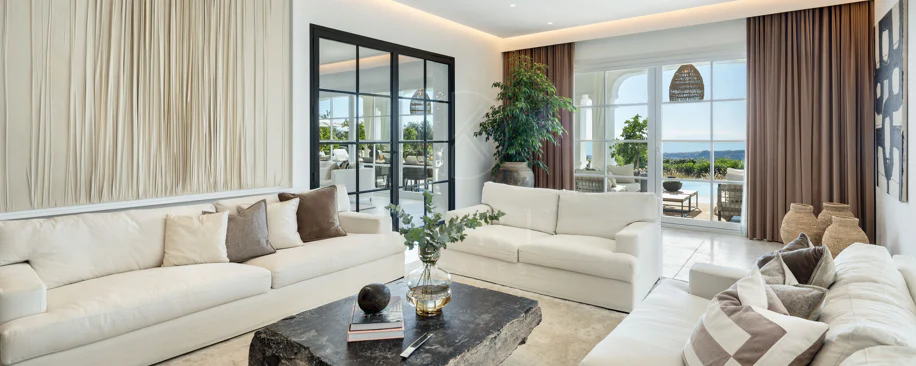 Luxury Mansion with Panoramic Sea, Gibraltar and Africa Views