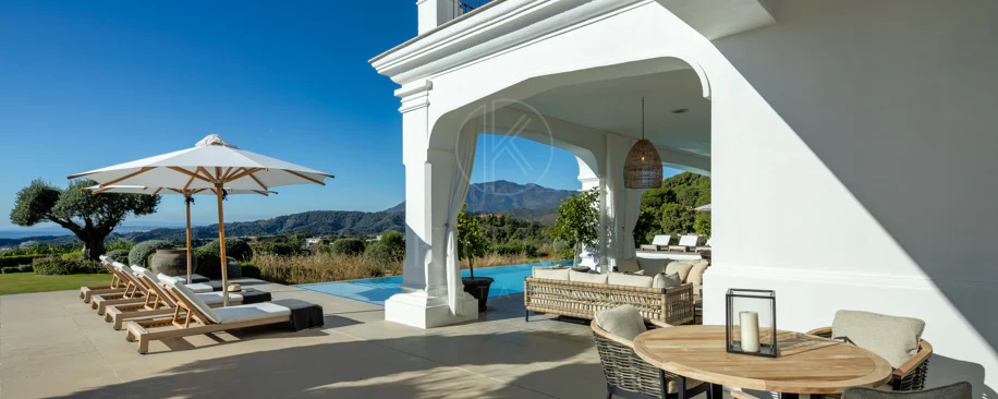 Luxury Mansion with Panoramic Sea, Gibraltar and Africa Views
