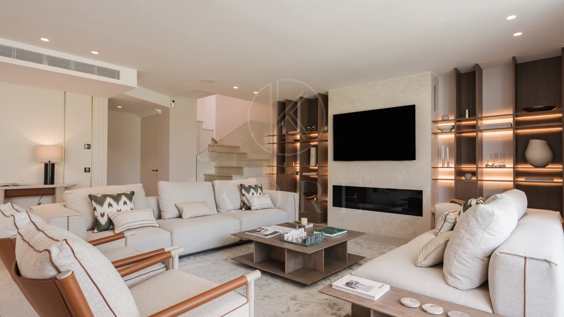 Fully Renovated Garden Duplex Beside Los Naranjos Golf in Nueva Andalucía
