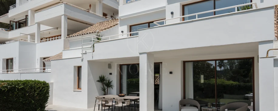 Fully Renovated Garden Duplex Beside Los Naranjos Golf in Nueva Andalucía